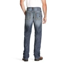 Ariat Work FR: Men's FR 10023467 Bryce M4 Low Rise Stretch DuraLight Boot Cut Jeans -Work Clothes Discount Store 10023467 back