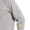 Ariat Rebar Shirt: Men's 10027901 Heather Grey Cotton Strong Graphic T-Shirt -Work Clothes Discount Store 10027901 detail03