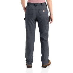 Carhartt Women's: 102080 011 Coal Loose Fit Crawford Rugged Flex Pants -Work Clothes Discount Store 102080011 avb