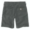 Carhartt Shorts: Men's 102514-ELM ELM Rugged Flex Rigby Shorts 1 Carhartt Shorts: Men's 102514-ELM ELM Rugged Flex Rigby Shorts -Work Clothes Discount Store 102514 elm back ms21