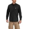 Carhartt Shirt Men's: 102538 001 Black Long Sleeve Rugged Professional -Work Clothes Discount Store 102538001