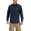 Carhartt Shirt Men's: 102538 412 Navy Long Sleeve Rugged Professional