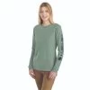 Carhartt Shirts: Women's 103401 GA0 Jade Heather Loose Fit Heavyweight Long Sleeve Graphic T-Shirt -Work Clothes Discount Store 103401 ga0 wf22 cm copy