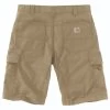 Carhartt Shorts: Men's 103543 253 Dark Khaki Force Broxton Cargo Shorts 1 Carhartt Shorts: Men's 103543 253 Dark Khaki Force Broxton Cargo Shorts -Work Clothes Discount Store 103543 253 back ms21