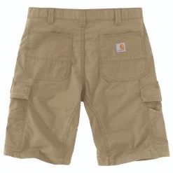 Carhartt Shorts: Men's 103543 253 Dark Khaki Force Broxton Cargo Shorts