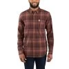 Carhartt Workwear: Men's 103820 224 Rugged Flex Hamilton Plaid LS Shirt -Work Clothes Discount Store 103820224