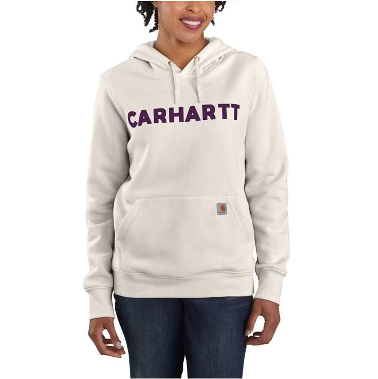Carhartt Sweatshirts: Women's 105194 W03 Malt Relaxed Fit Midweight Logo Graphic Sweatshirt 3 Carhartt Sweatshirts: Women's 105194 W03 Malt Relaxed Fit Midweight Logo Graphic Sweatshirt