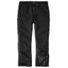 Carhartt Pants: Men's 105471 BLK Black Loose Fit Washed Duck Insulated Pant -Work Clothes Discount Store 105471 blk mf22 e