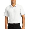 Port Authority Shirts: Men's K810 WHT White SuperPro React Polo Shirt -Work Clothes Discount Store 10871 white 1 k810whitemodelfront 337w
