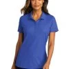 Port Authority Shirts: Women's LK810 TRYL True Royal SuperPro React Polo Shirt -Work Clothes Discount Store 10874 trueroyal 1 lk810trueroyalmodelfront 337w