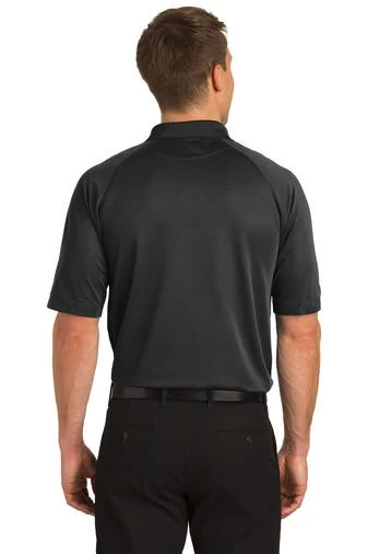 Port Authority Shirts: Men's K525 BK Black Dry Zone Ottoman Polo 6 Port Authority Shirts: Men's K525 BK Black Dry Zone Ottoman Polo - Image 4