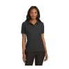 Port Authority Shirts: Women's L500 BLK Black Ladies Silk Touch Polo Shirt -Work Clothes Discount Store 1407 black 1 l500blackmodelfront2 337wedit