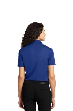 Port Authority Shirts: Women's L525 Royal Ladies Dry Zone Ottoman Polo -Work Clothes Discount Store 1485 royal 2 l525royalmodelback 1200w