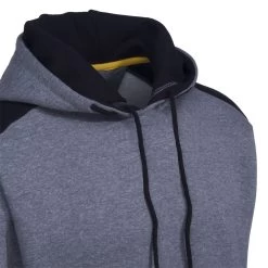 CAT Apparel Sweatshirts: Men's 1910802 004 Grey Logo Panel Hooded Sweatshirt 10 CAT Apparel Sweatshirts: Men's 1910802 004 Grey Logo Panel Hooded Sweatshirt -Work Clothes Discount Store 1910802 004 4
