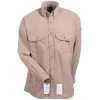 Bulwark Shirts: Men's SMU2 KH Flame-Resistant Khaki Work Shirt -Work Clothes Discount Store 1 5