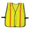 Ergodyne Vest: 8040HL Lime GloWear Non Certified Standard Hi Gloss Vest -Work Clothes Discount Store 20080 8040hl safety vest lime front 1 1