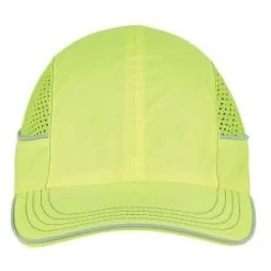 Ergodyne Caps: Men's 8950 Lime Skullerz Long Brim Bump Cap -Work Clothes Discount Store 23335 8950 bump cap lime long brim front