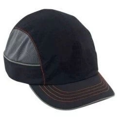 Ergodyne Caps: Men's 8950 Black Skullerz Short Brim Bump Cap