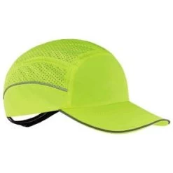 Ergodyne Caps: Men's 8955 Lime Skullerz Lightweight Short Brim Bump Cap