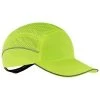 Ergodyne Caps: Men's 8955 Lime Skullerz Lightweight Long Brim Bump Cap -Work Clothes Discount Store 23352 8955 lightweight bump cap lime long 3q 1