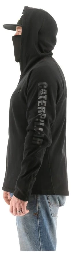 CAT Apparel: Men's 2910489 10121 Pitch Black Viraloff Hooded Sweatshirt 10 CAT Apparel: Men's 2910489 10121 Pitch Black Viraloff Hooded Sweatshirt -Work Clothes Discount Store 2910489 10121 1