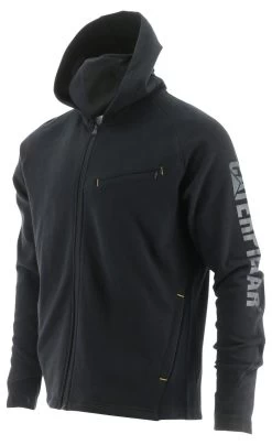CAT Apparel: Men's 2910489 10121 Pitch Black Viraloff Hooded Sweatshirt 11 CAT Apparel: Men's 2910489 10121 Pitch Black Viraloff Hooded Sweatshirt -Work Clothes Discount Store 2910489 10121 3