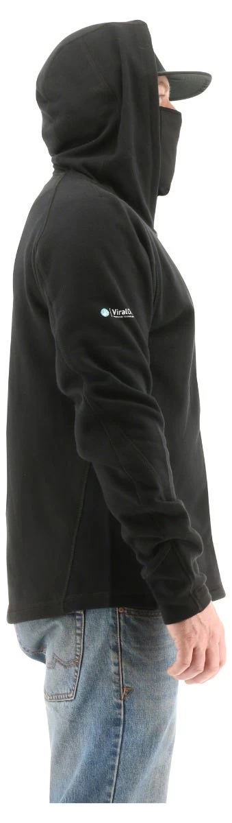 CAT Apparel: Men's 2910489 10121 Pitch Black Viraloff Hooded Sweatshirt 4 CAT Apparel: Men's 2910489 10121 Pitch Black Viraloff Hooded Sweatshirt - Image 2