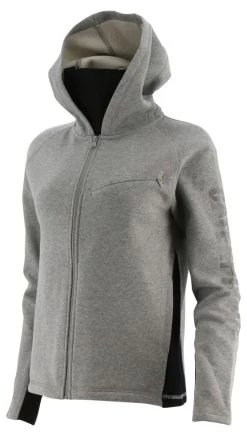 CAT Apparel: Women's 2910490 10122 Heather Grey Viraloff Hooded Sweatshirt