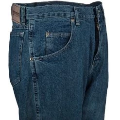 Wrangler Jeans: Men's Blue 31000 MT Rugged Wear Relaxed Straight Fit Jeans