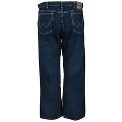 Wrangler Jeans: Men's Dark Blue 31000 UN Rugged Wear Relaxed Straight Fit Jeans