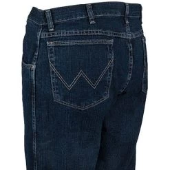Wrangler Jeans: Men's Dark Blue 31000 UN Rugged Wear Relaxed Straight Fit Jeans 8 Wrangler Jeans: Men's Dark Blue 31000 UN Rugged Wear Relaxed Straight Fit Jeans -Work Clothes Discount Store 31000un wranglerl 01