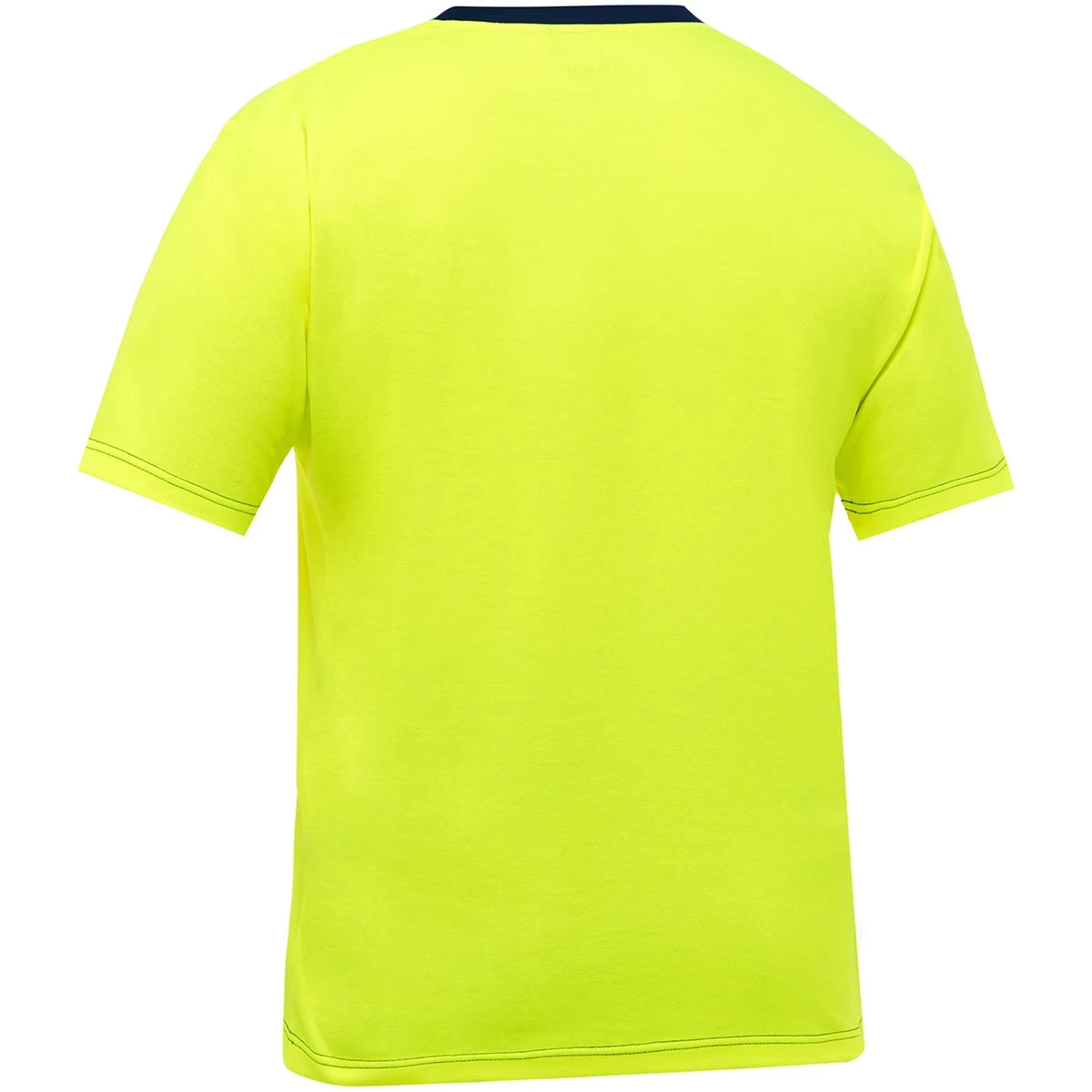 Bisley By PIP Shirts: Men's 310M1118 Y Yellow High Vis Non-ANSI Short Sleeve Work T-Shirt 4 Bisley By PIP Shirts: Men's 310M1118 Y Yellow High Vis Non-ANSI Short Sleeve Work T-Shirt - Image 2