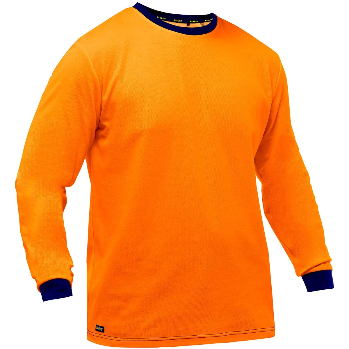 Bisley By PIP Shirts: Men's 310M6118 O Orange High Vis Non-ANSI Long Sleeve Work Shirt 3 Bisley By PIP Shirts: Men's 310M6118 O Orange High Vis Non-ANSI Long Sleeve Work Shirt