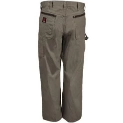 Wrangler Riggs Jeans: Men's Bark Brown 3W020 BR Cotton Ripstop Carpenter Jeans -Work Clothes Discount Store 3w020br wranglerb 01