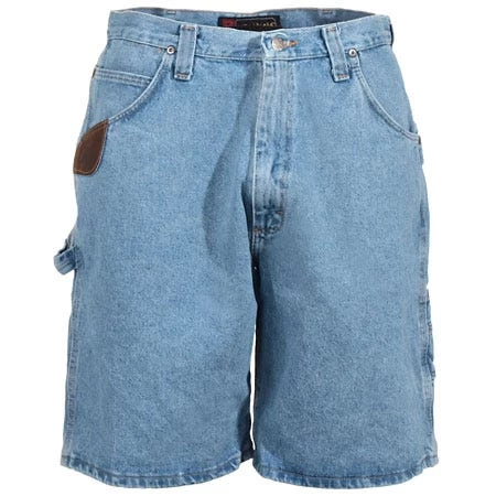 Wrangler Riggs Shorts: Men's Vintage Indigo 3W320 VI Denim Carpenter Shorts 4 Wrangler Riggs Shorts: Men's Vintage Indigo 3W320 VI Denim Carpenter Shorts - Image 2