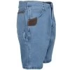 Wrangler Riggs Shorts: Men's Vintage Indigo 3W320 VI Denim Carpenter Shorts -Work Clothes Discount Store 3w320vi wranglerr 01