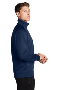 Sport-Tek Sweatshirts: Men's F247 NVY True Navy Tech Fleece 1/4-Zip Pullover 8 Sport-Tek Sweatshirts: Men's F247 NVY True Navy Tech Fleece 1/4-Zip Pullover -Work Clothes Discount Store 4718 truenavy 3 f247truenavymodelside1 337w