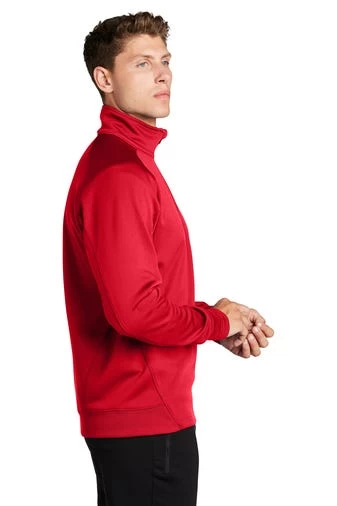 Sport-Tek Sweatshirts: Men's F247 RED True Red Tech Fleece 1/4-Zip Pullover 5 Sport-Tek Sweatshirts: Men's F247 RED True Red Tech Fleece 1/4-Zip Pullover - Image 3