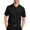 Port Authority Shirts: Men's K527 BLK Black Tech Pique Polo