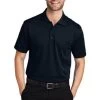 Port Authority Shirts: Men's K527 DNY Dark Navy Tech Pique Polo -Work Clothes Discount Store 4724 darknavy 1 k527darknavymodelfront1 337w