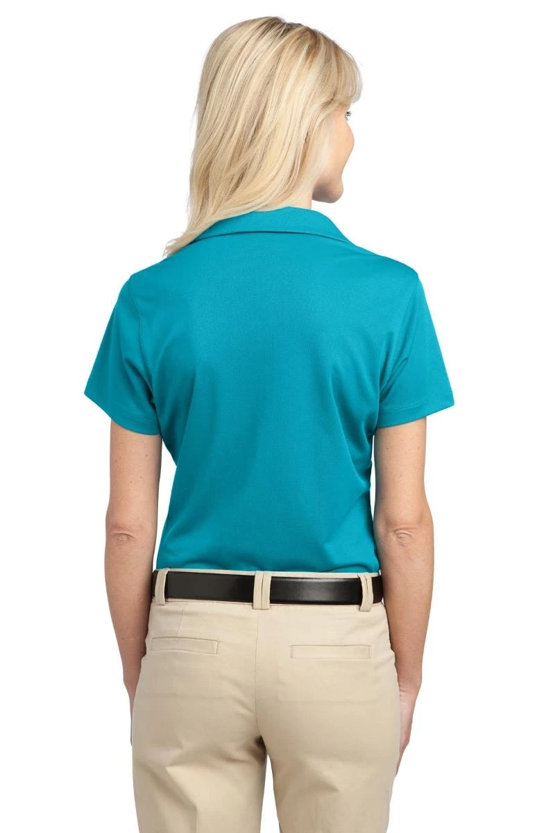 Port Authority Shirts: Women's L527 DTB Deep Teal Blue Ladies Tech Pique Polo 5 Port Authority Shirts: Women's L527 DTB Deep Teal Blue Ladies Tech Pique Polo - Image 3