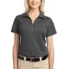 Port Authority Shirts: Women's L527 GS Grey Smoke Tech Pique Polo 2 Port Authority Shirts: Women's L527 GS Grey Smoke Tech Pique Polo -Work Clothes Discount Store 4725 greysmoke 1 l527greysmokemodelfront 337w