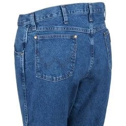 Wrangler Jeans: Men's Cowboy Cut 47MWZ SW Regular Fit Stonewashed Jeans -Work Clothes Discount Store 47mwzsw wranglerl 01