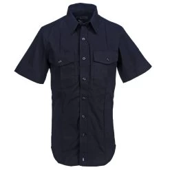 5.11 Tactical Shirts: Men's Stryker 71038 750 Navy Class B Short Sleeve Shirt -Work Clothes Discount Store 5.11 71038 750 f 01