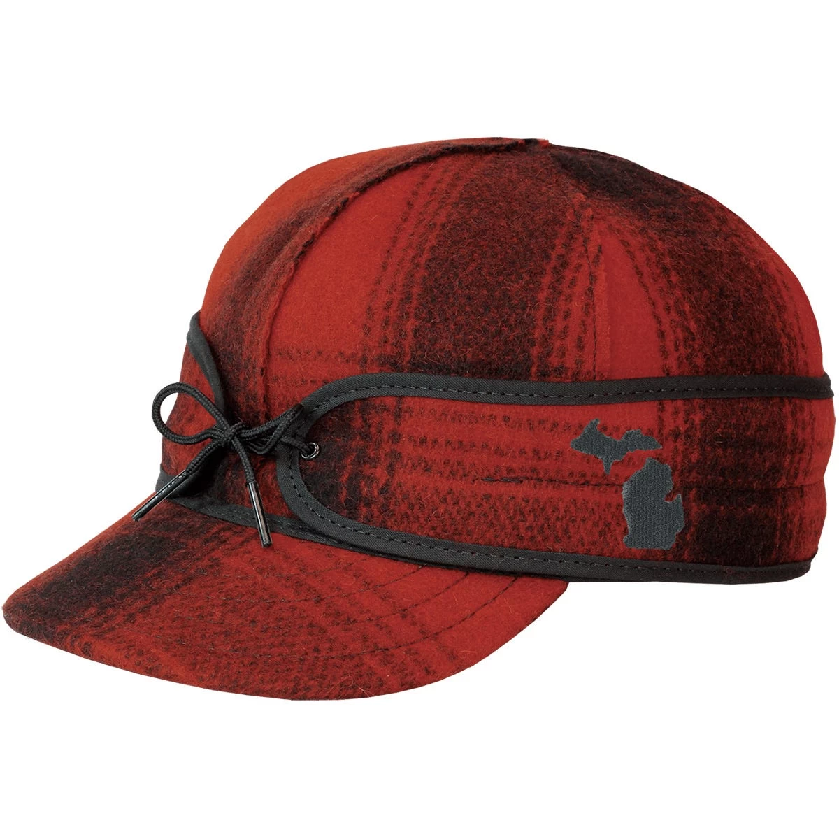 Stormy Kromer Hats: Unisex 51300 0MI 305 Red/Black Plaid State - Michigan Pride Cap 3 Stormy Kromer Hats: Unisex 51300 0MI 305 Red/Black Plaid State - Michigan Pride Cap