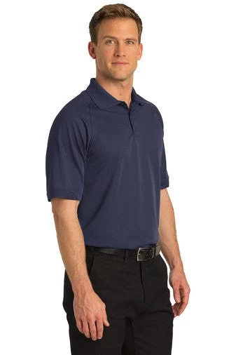 Port Authority Shirts: Men's TLK525 NVY Navy Tall Dry Zone Ottoman Polo 4 Port Authority Shirts: Men's TLK525 NVY Navy Tall Dry Zone Ottoman Polo - Image 2