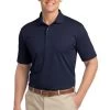 Port Authority Shirts: Men's TLK527 DNY Dark Navy Tall Tech Pique Polo -Work Clothes Discount Store 5627 darknavy 1 tlk527darknavymodelfront 337w