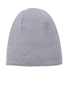 New Era Hats: Men's NE900 GY Grey Knit Beanie