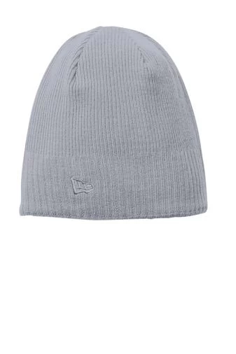 New Era Hats: Men's NE900 GY Grey Knit Beanie 3 New Era Hats: Men's NE900 GY Grey Knit Beanie