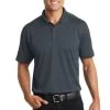 Port Authority Shirts: Men's K569 GPH Graphite Diamond Jacquard Polo -Work Clothes Discount Store 6589 graphite 1 k569graphitemodelfront 337w